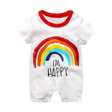 Summer New Style Short Sleeved Girls Dress Baby Romper Cotton Newborn Body Suit Baby Pajama Boys Animal Monkey Rompers 2020 hot