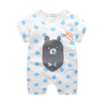 Summer New Style Short Sleeved Girls Dress Baby Romper Cotton Newborn Body Suit Baby Pajama Boys Animal Monkey Rompers 2020 hot