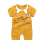 Summer New Style Short Sleeved Girls Dress Baby Romper Cotton Newborn Body Suit Baby Pajama Boys Animal Monkey Rompers 2020 hot