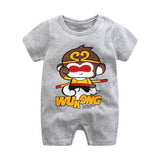 Summer New Style Short Sleeved Girls Dress Baby Romper Cotton Newborn Body Suit Baby Pajama Boys Animal Monkey Rompers 2020 hot