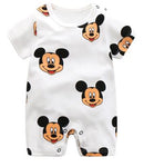 Summer New Style Short Sleeved Girls Dress Baby Romper Cotton Newborn Body Suit Baby Pajama Boys Animal Monkey Rompers 2020 hot
