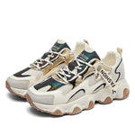TUINANLE Chunky Sneakers 2020 Women Female Fashion Sneakers Lace-up Basket Femme Dad Platform Breathable Mesh Sneakers for Women