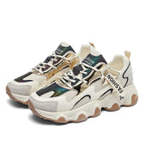 TUINANLE Chunky Sneakers 2020 Women Female Fashion Sneakers Lace-up Basket Femme Dad Platform Breathable Mesh Sneakers for Women