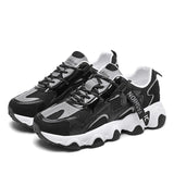 TUINANLE Chunky Sneakers 2020 Women Female Fashion Sneakers Lace-up Basket Femme Dad Platform Breathable Mesh Sneakers for Women