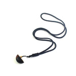 Vintage men woman fashionable wood resin necklace pendant