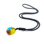 Vintage men woman fashionable wood resin necklace pendant