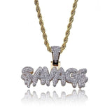 Fashion Punk Hip Hop Women Men Movie Characters Pendant Necklace Crystal Rhinestone Chain Necklace Creative Necklaces Jewelry