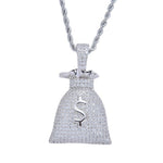 Fashion Punk Hip Hop Women Men Movie Characters Pendant Necklace Crystal Rhinestone Chain Necklace Creative Necklaces Jewelry