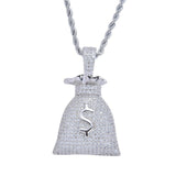 Fashion Punk Hip Hop Women Men Movie Characters Pendant Necklace Crystal Rhinestone Chain Necklace Creative Necklaces Jewelry