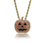 Fashion Punk Hip Hop Women Men Movie Characters Pendant Necklace Crystal Rhinestone Chain Necklace Creative Necklaces Jewelry