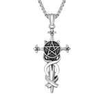 Fashion Punk Hip Hop Women Men Movie Characters Pendant Necklace Crystal Rhinestone Chain Necklace Creative Necklaces Jewelry