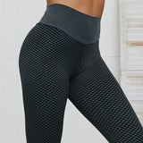 CHRLEISURE Patchwork Leggings Women High Waist Seamless Push Up Fitness Pants Women Sexy Slim Solid Workout Gym Leggings