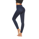 CHRLEISURE Patchwork Leggings Women High Waist Seamless Push Up Fitness Pants Women Sexy Slim Solid Workout Gym Leggings