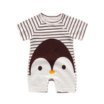 Infant jumpsuit summer romper animal print girl boy cotton suit newborn climbing cartoon rompers cheap stuff baby products