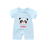 Infant jumpsuit summer romper animal print girl boy cotton suit newborn climbing cartoon rompers cheap stuff baby products