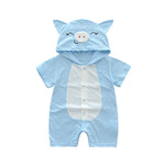 Infant jumpsuit summer romper animal print girl boy cotton suit newborn climbing cartoon rompers cheap stuff baby products