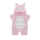 Infant jumpsuit summer romper animal print girl boy cotton suit newborn climbing cartoon rompers cheap stuff baby products