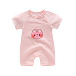 Infant jumpsuit summer romper animal print girl boy cotton suit newborn climbing cartoon rompers cheap stuff baby products