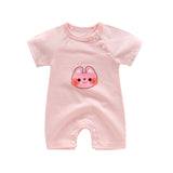 Infant jumpsuit summer romper animal print girl boy cotton suit newborn climbing cartoon rompers cheap stuff baby products