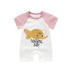 Infant jumpsuit summer romper animal print girl boy cotton suit newborn climbing cartoon rompers cheap stuff baby products