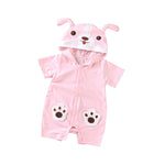 Infant jumpsuit summer romper animal print girl boy cotton suit newborn climbing cartoon rompers cheap stuff baby products