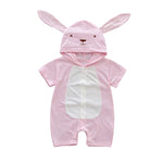 Infant jumpsuit summer romper animal print girl boy cotton suit newborn climbing cartoon rompers cheap stuff baby products