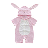 Infant jumpsuit summer romper animal print girl boy cotton suit newborn climbing cartoon rompers cheap stuff baby products