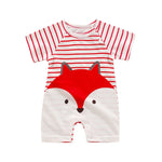 Infant jumpsuit summer romper animal print girl boy cotton suit newborn climbing cartoon rompers cheap stuff baby products