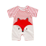 Infant jumpsuit summer romper animal print girl boy cotton suit newborn climbing cartoon rompers cheap stuff baby products