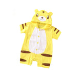 Infant jumpsuit summer romper animal print girl boy cotton suit newborn climbing cartoon rompers cheap stuff baby products