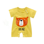 Infant jumpsuit summer romper animal print girl boy cotton suit newborn climbing cartoon rompers cheap stuff baby products