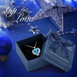 Pendant Angel Wings Heart Necklace  for Women