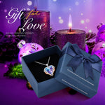 Pendant Angel Wings Heart Necklace  for Women