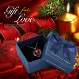 Pendant Angel Wings Heart Necklace  for Women