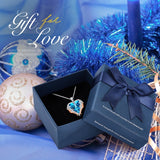 Pendant Angel Wings Heart Necklace  for Women
