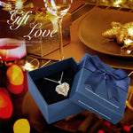 Pendant Angel Wings Heart Necklace  for Women