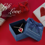 Pendant Angel Wings Heart Necklace  for Women
