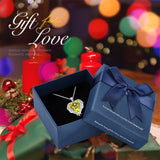 Pendant Angel Wings Heart Necklace  for Women
