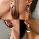 Round Dangle Earrings For Women