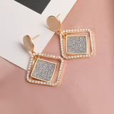 Round Dangle Earrings For Women