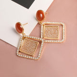 Round Dangle Earrings For Women