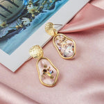 Round Dangle Earrings For Women