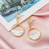 Round Dangle Earrings For Women