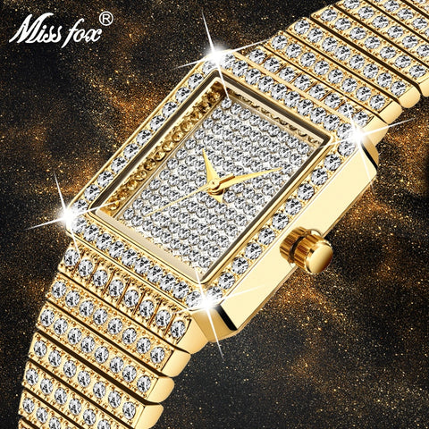Diamond Watch For Women Quartz Movement