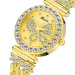Bracelet Butterfly Women Watches Big Diamond 18K Gold Watch Waterproof