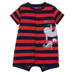 Summer baby boys clothes cotton Jumpsuit Short sleeve Roupas