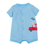 Summer baby boys clothes cotton Jumpsuit Short sleeve Roupas