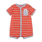 Summer baby boys clothes cotton Jumpsuit Short sleeve Roupas