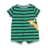Summer baby boys clothes cotton Jumpsuit Short sleeve Roupas