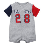 Summer baby boys clothes cotton Jumpsuit Short sleeve Roupas